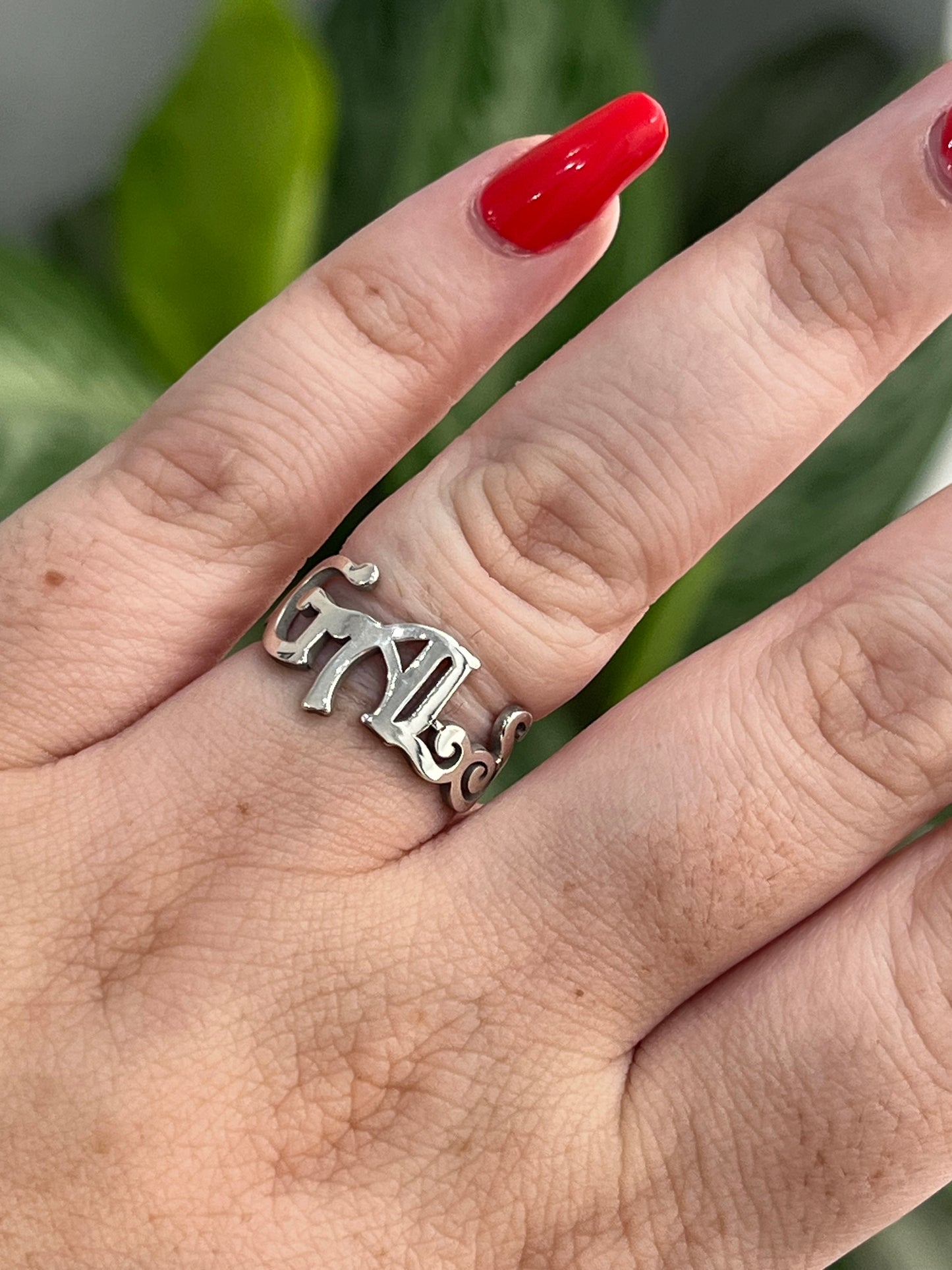 ANELLO CON INIZIALI