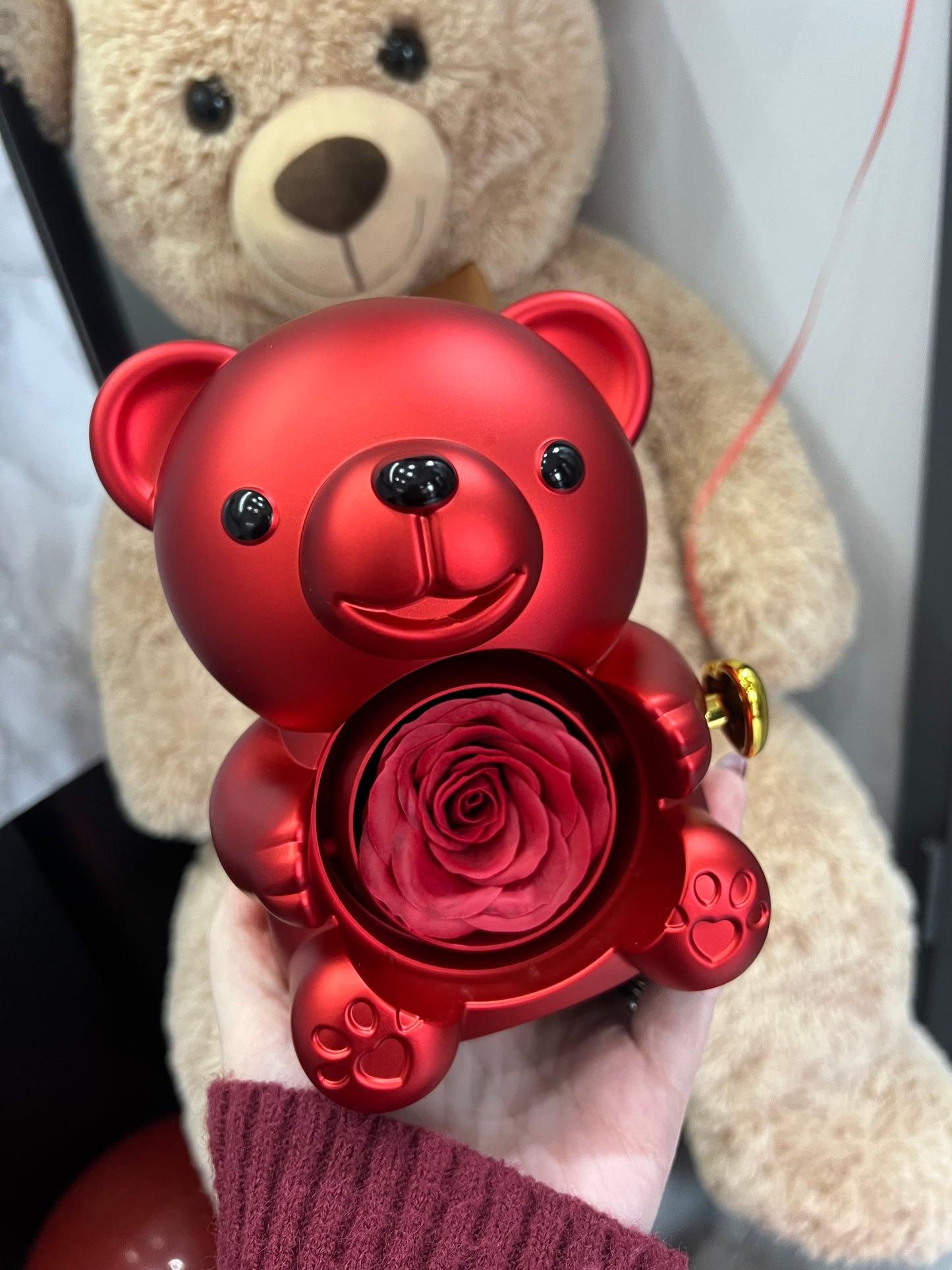 BOX ORSETTO CON CUORI