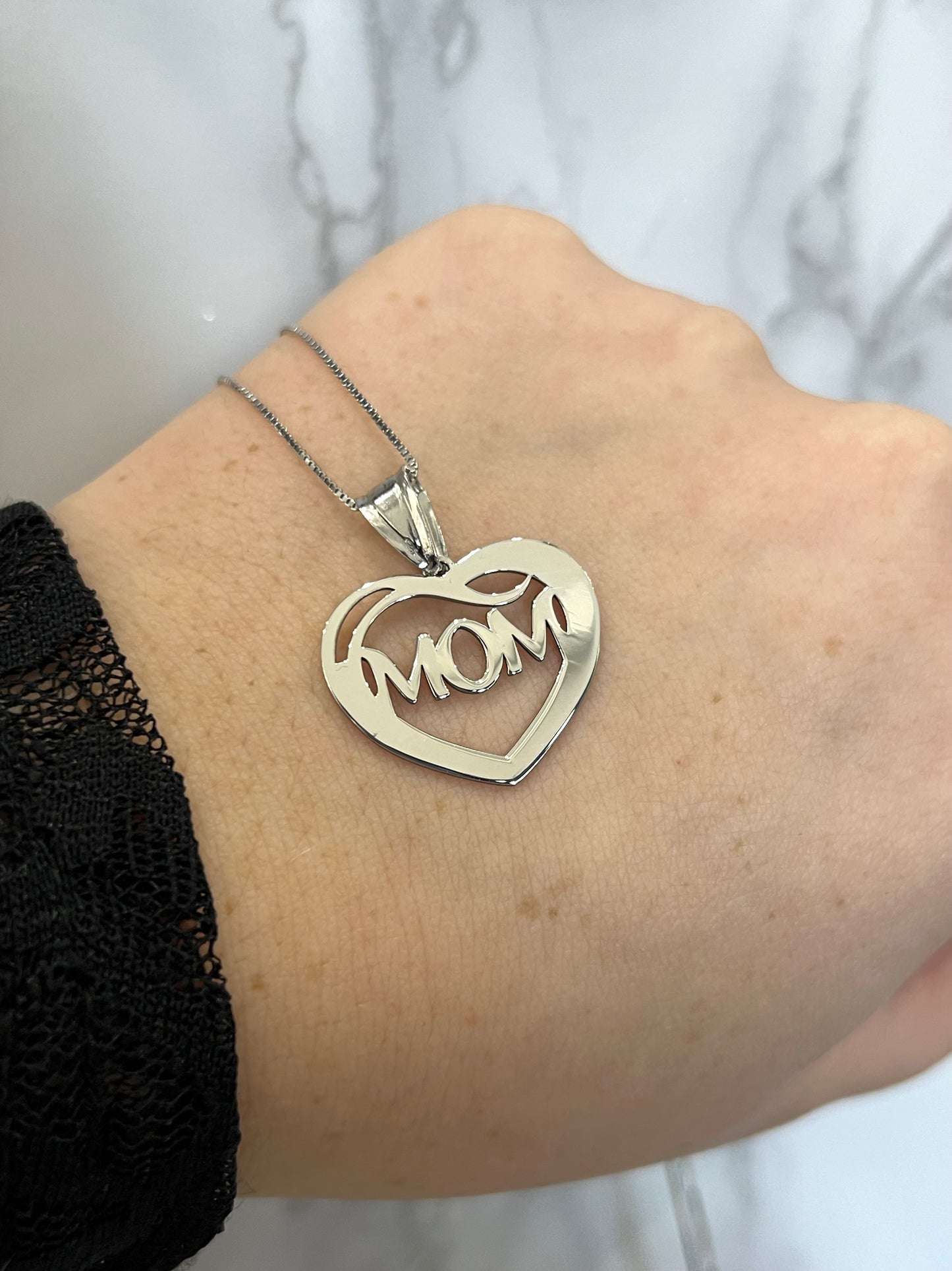 COLLANA CUORE MOM