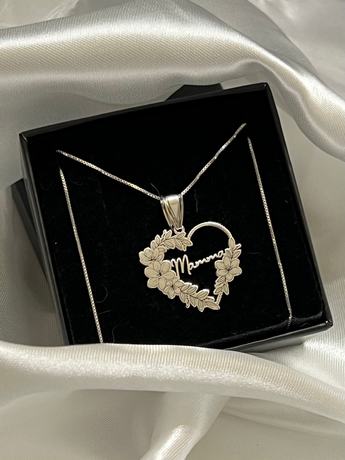 Collana cuore di mamma.