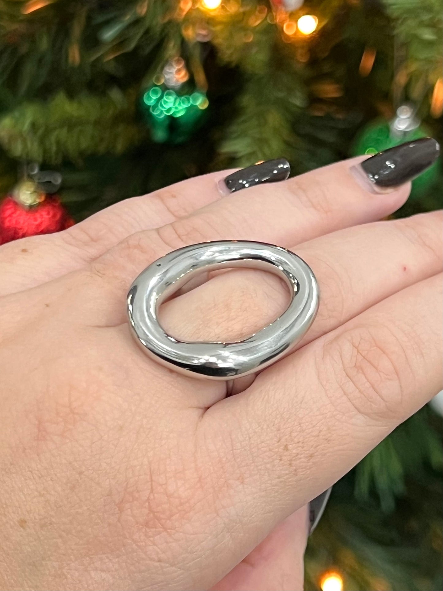 Anello maxi oval