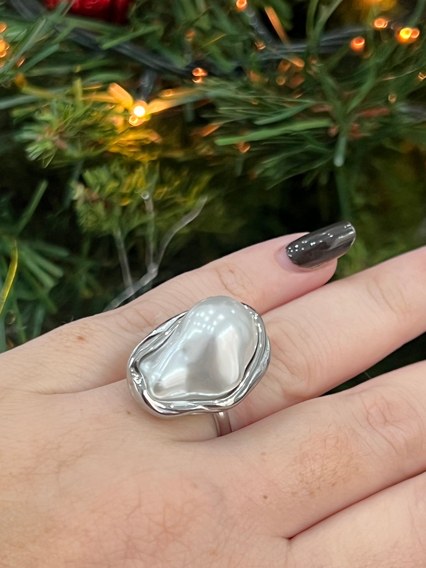Anello perla