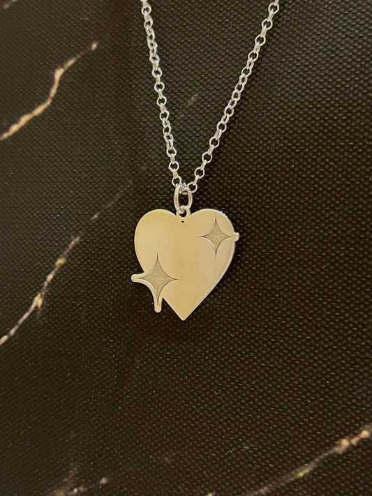 Collana sparkling heart.